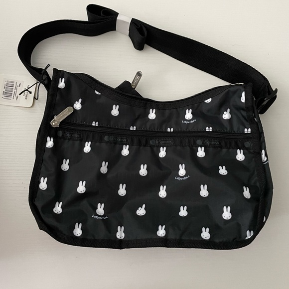 LeSportsac 7520 CLASSIC HOBO Miffy and Dan Shoulder Bag and Pouch Set - Picture 4 of 14